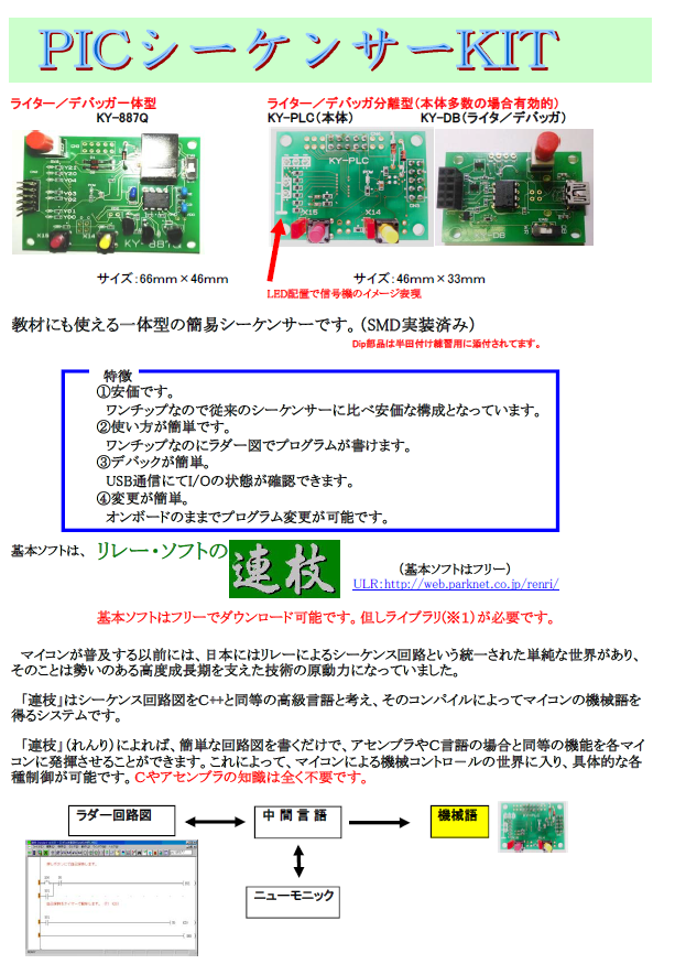 PICシーケンサーKIT