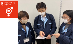 作業着男女共通化